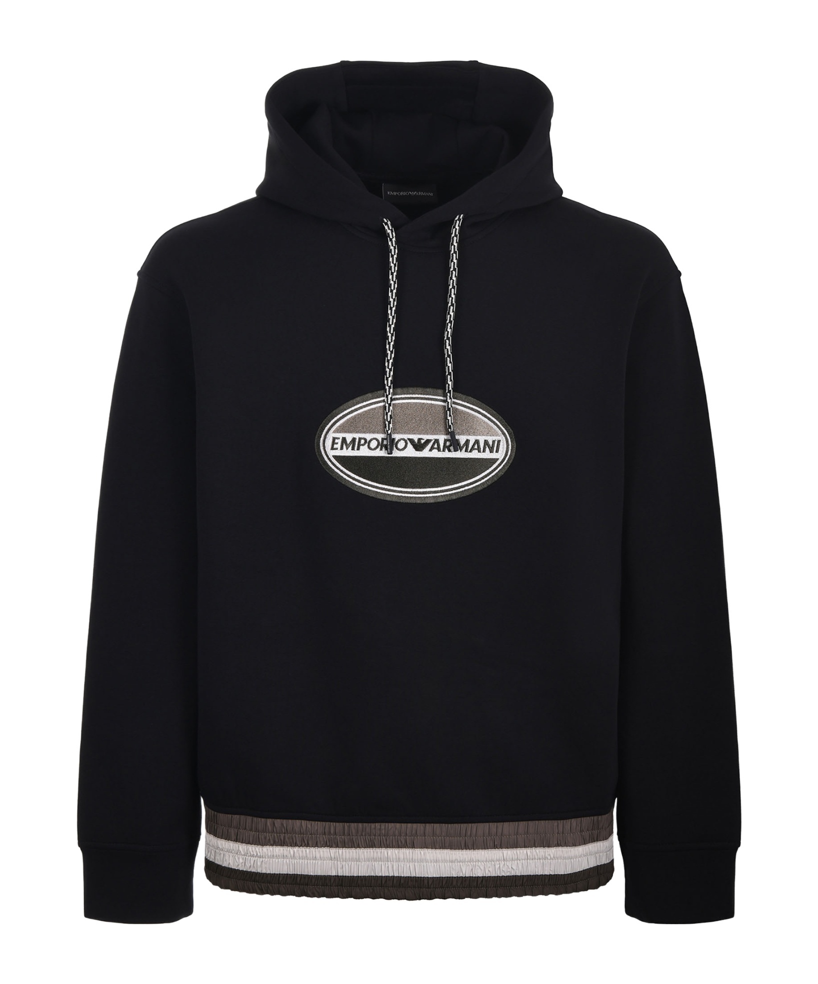 Emporio Armani Long Sleeve Sweatshirt In Black