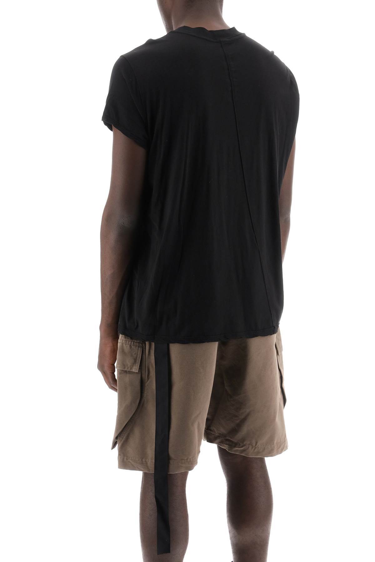 Shop Rick Owens Drkshdw Small Level Cotton T-shirt In Black