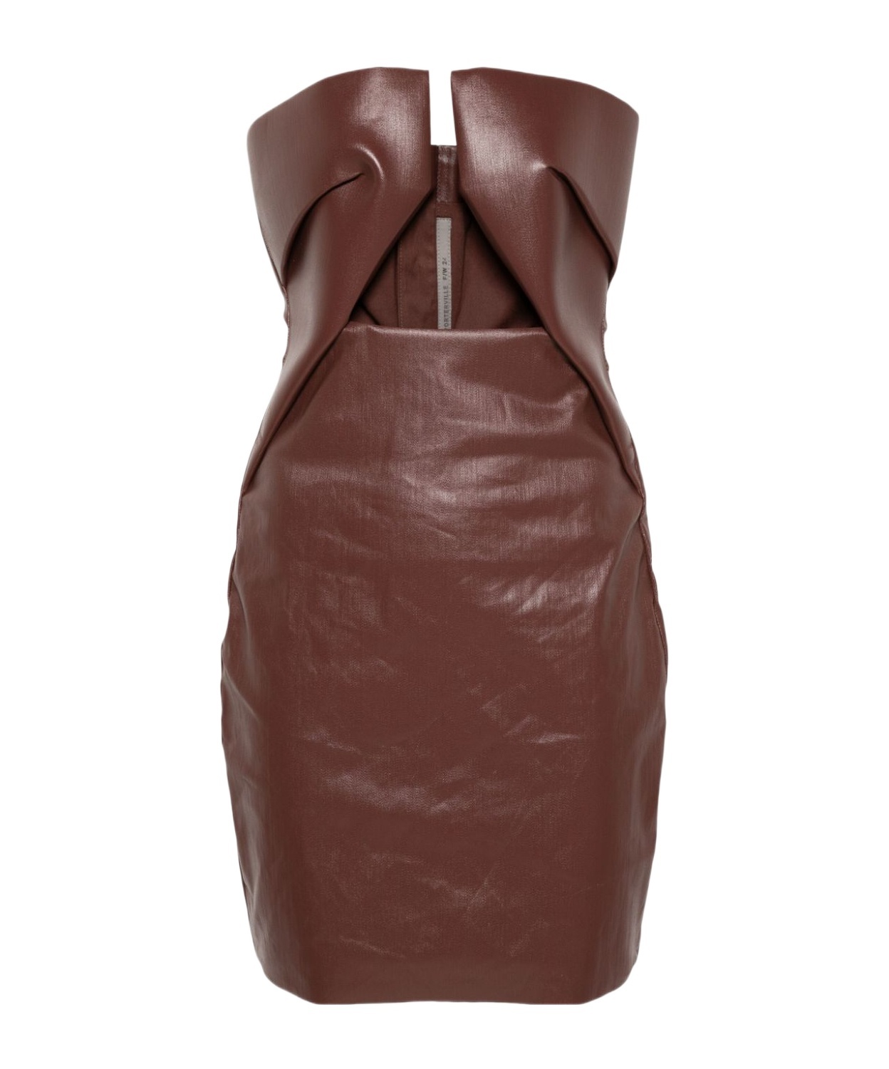 Rick Owens Prong Mini Dress In Red