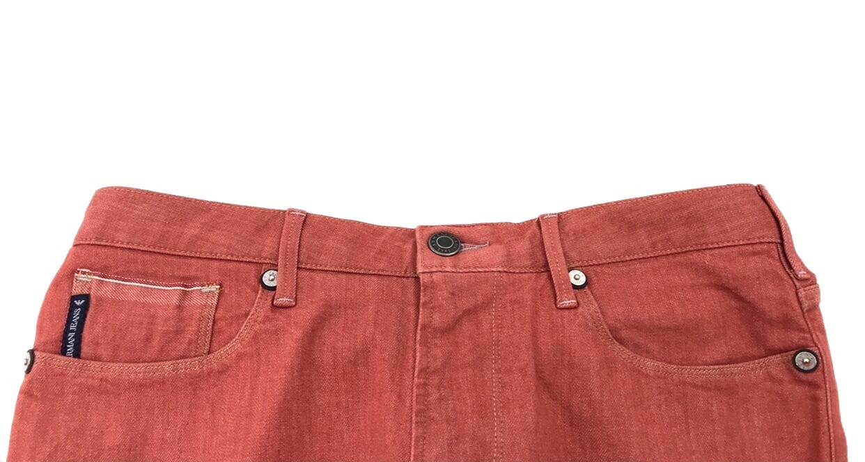 ARMANI JEANS LOGO DETAIL JEANS