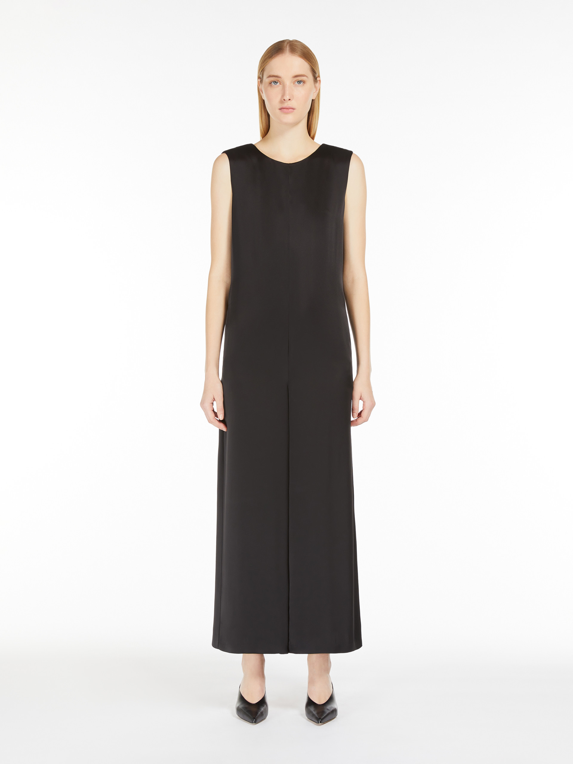 Max Mara Sleeveless Jumpsuit In Black