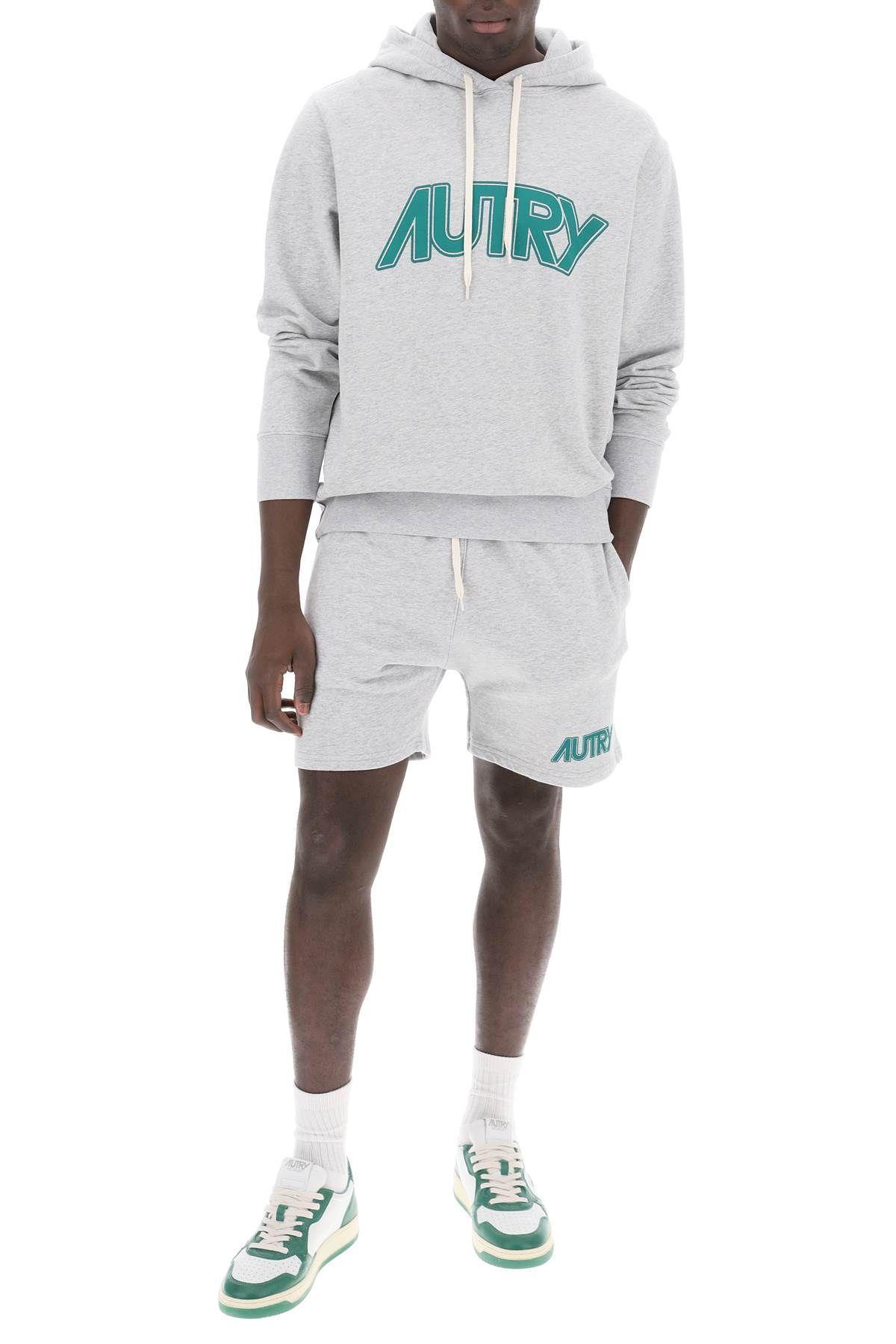 AUTRY LOGO-PRINT COTTON HOODIE