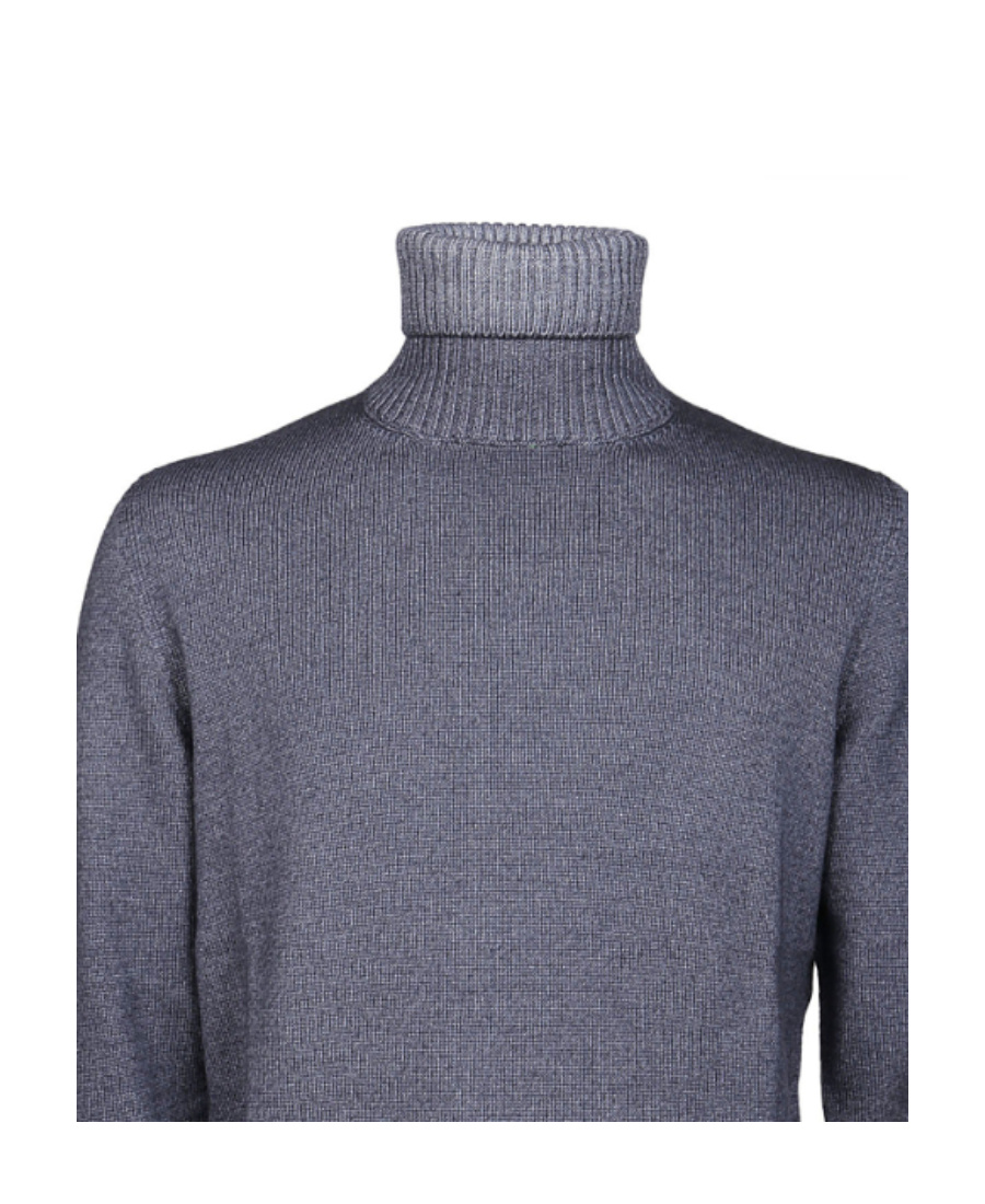 Drumohr Regular-fit Roll-neck Jumper In Gray