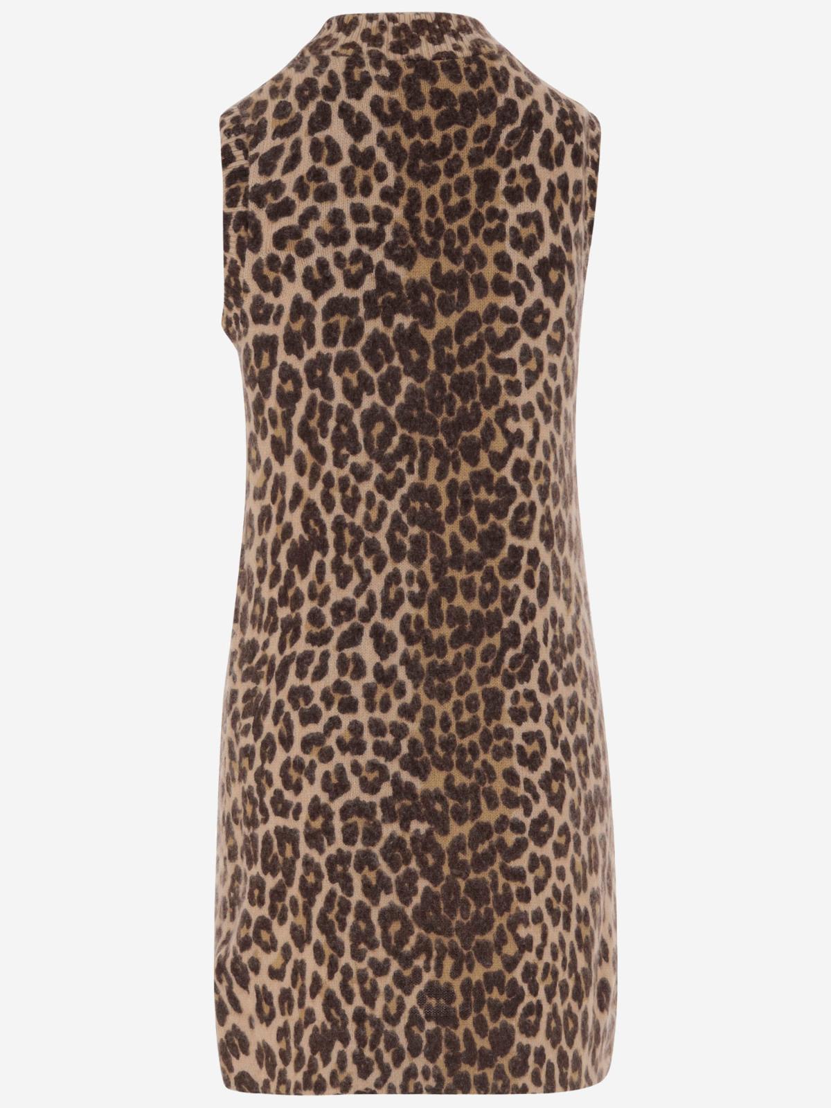 Celine Sleeveless Dress In Brown