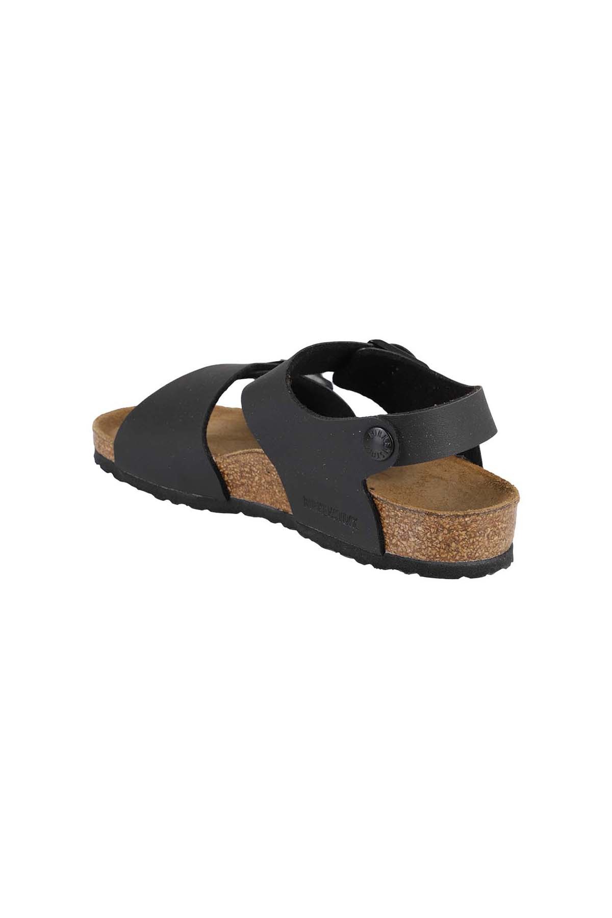 Birkenstock Double-buckle Leather Sandals In Green