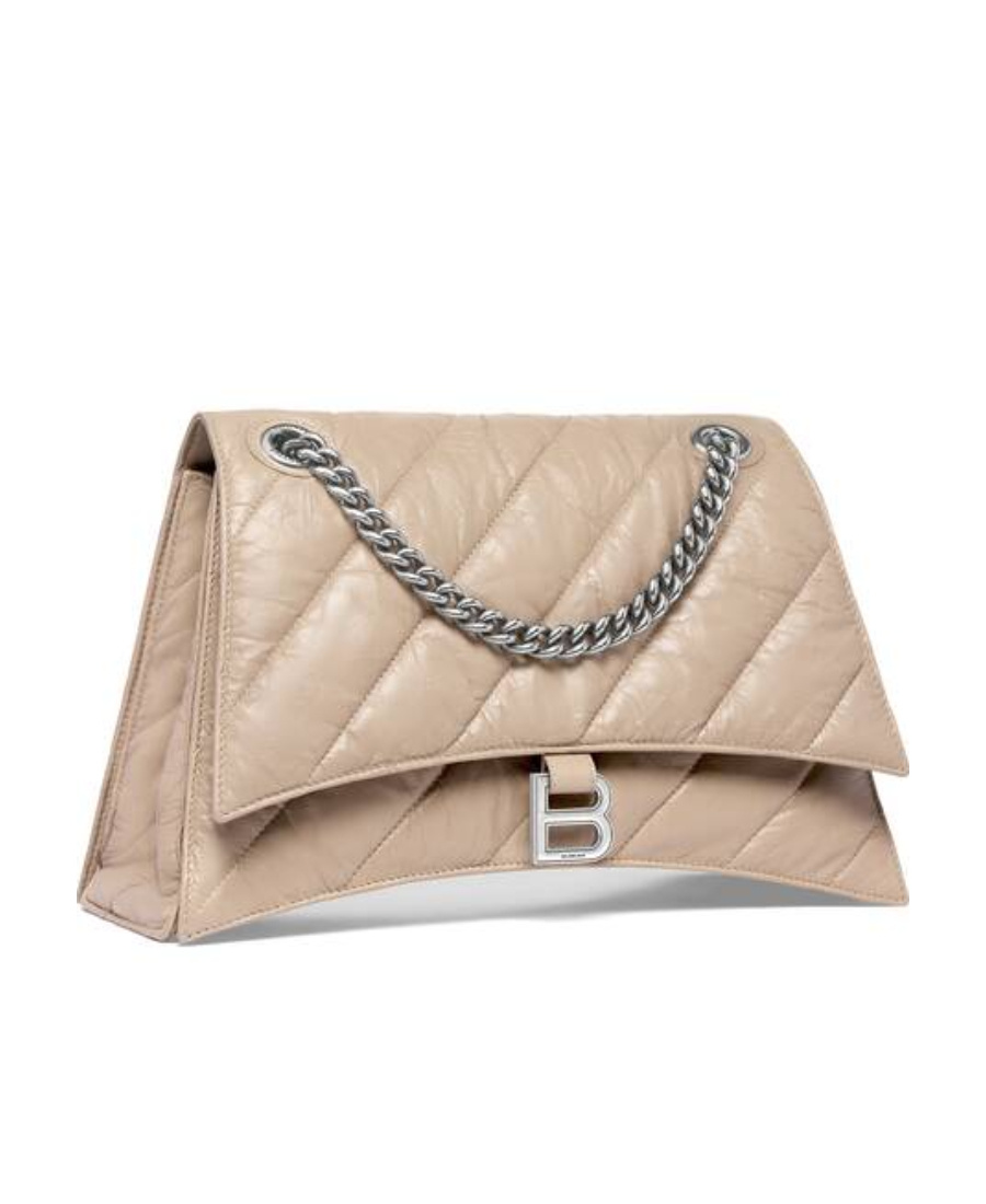 BALENCIAGA BALENCIAGA CRUSH CHAIN QUILTED MEDIUM SHOULDER BAG