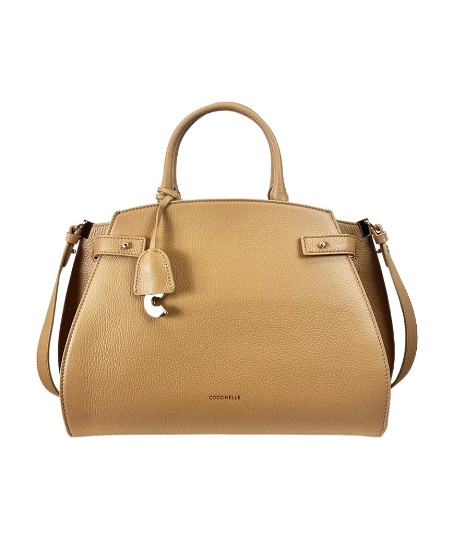 COCCINELLE MEDIUM KLICHÉ LEATHER TOTE BAG