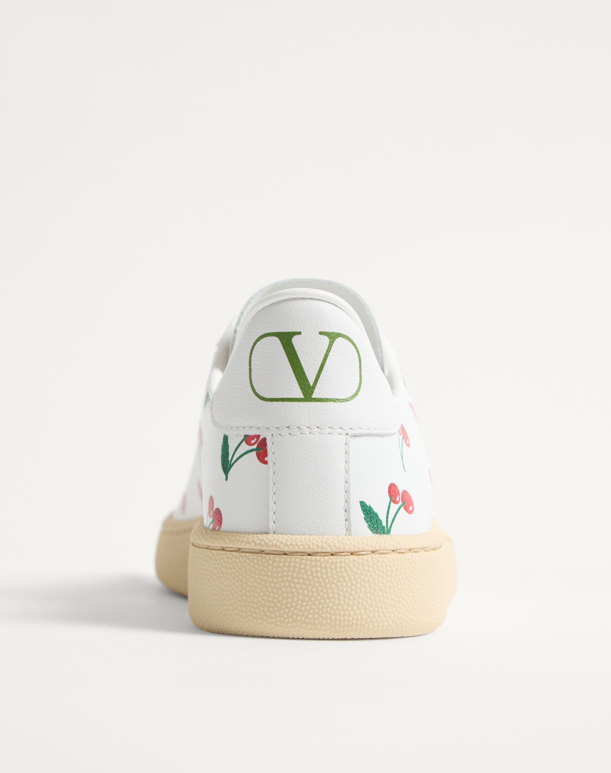 Valentino Garavani Royco Sneaker In Soft Nappa Calfskin In White