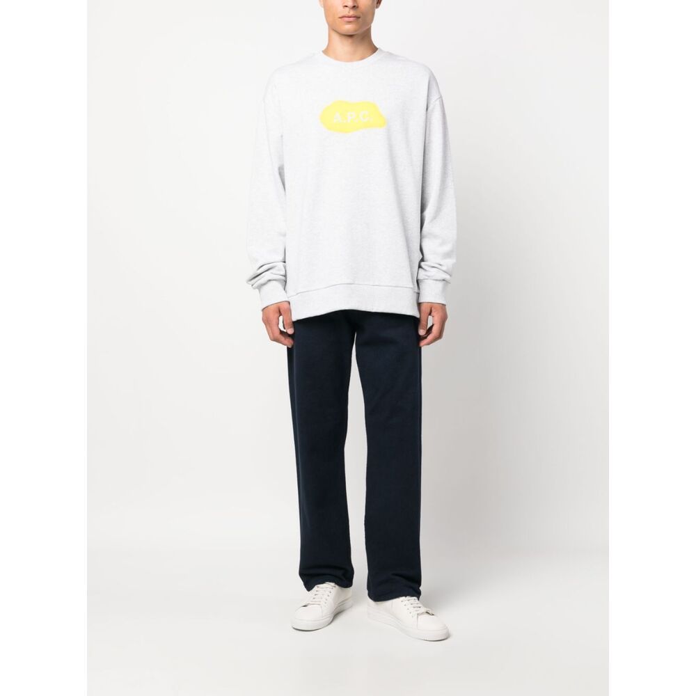 Apc Alastor Spray-paint Sweatshirt In White