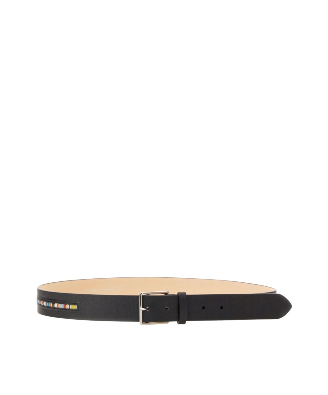 PAUL SMITH SIGNATURE-STRIPE LEATHER BELT 