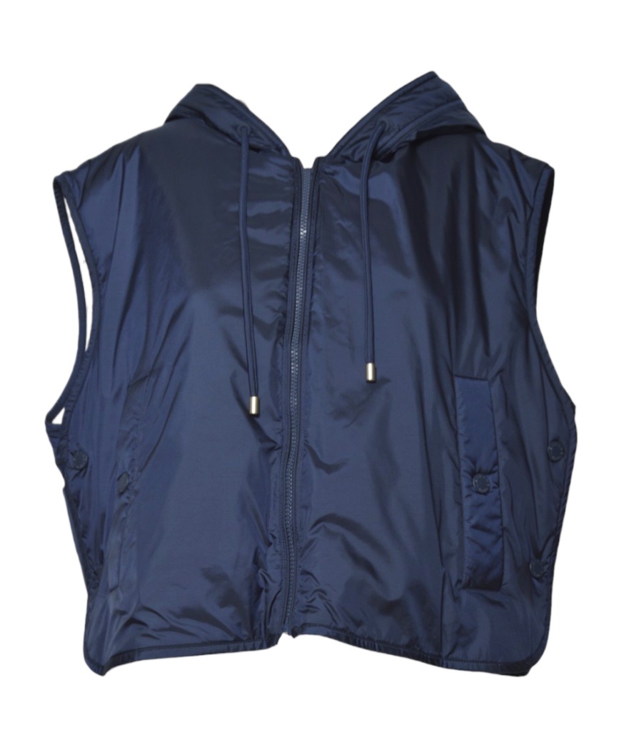 Weekend Max Mara Reversible Vest In Blue