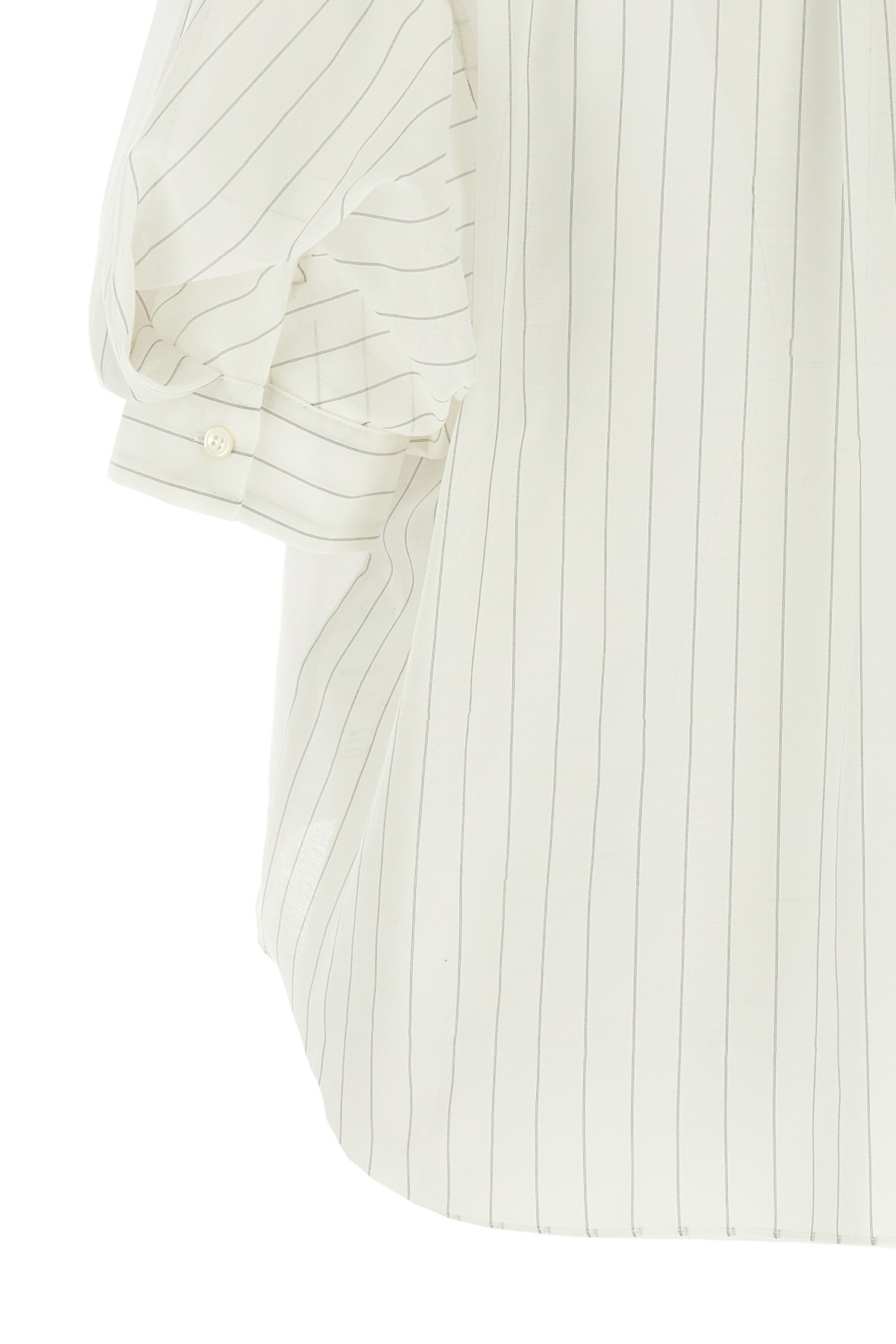Sacai White Organza T-shirt In White