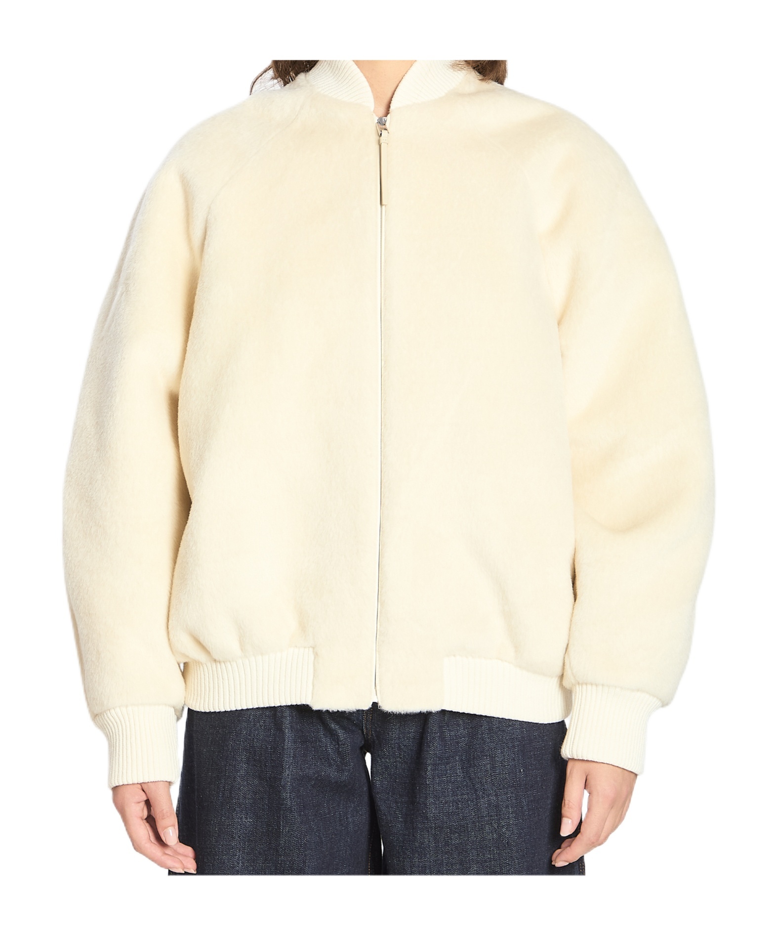 Jacquemus Long-sleeved Casual Jacket In White
