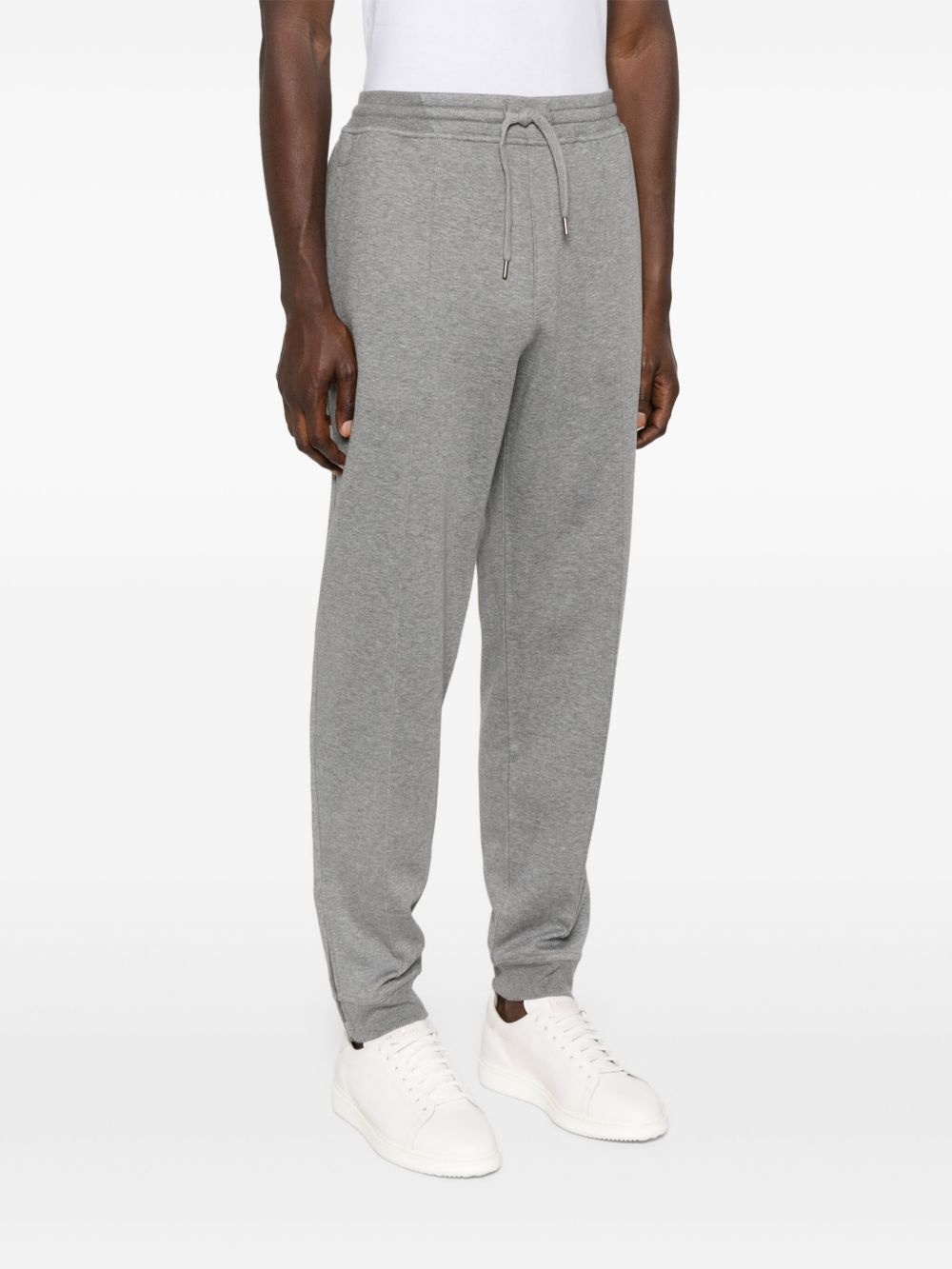Brunello Cucinelli Cotton Joggers In Gray