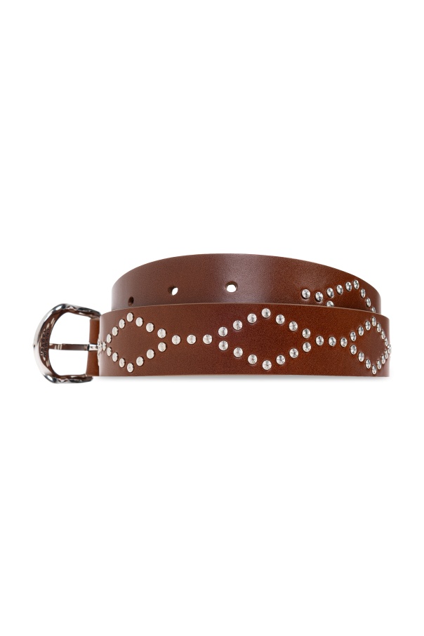 Isabel Marant Patterned Belt In Brown
