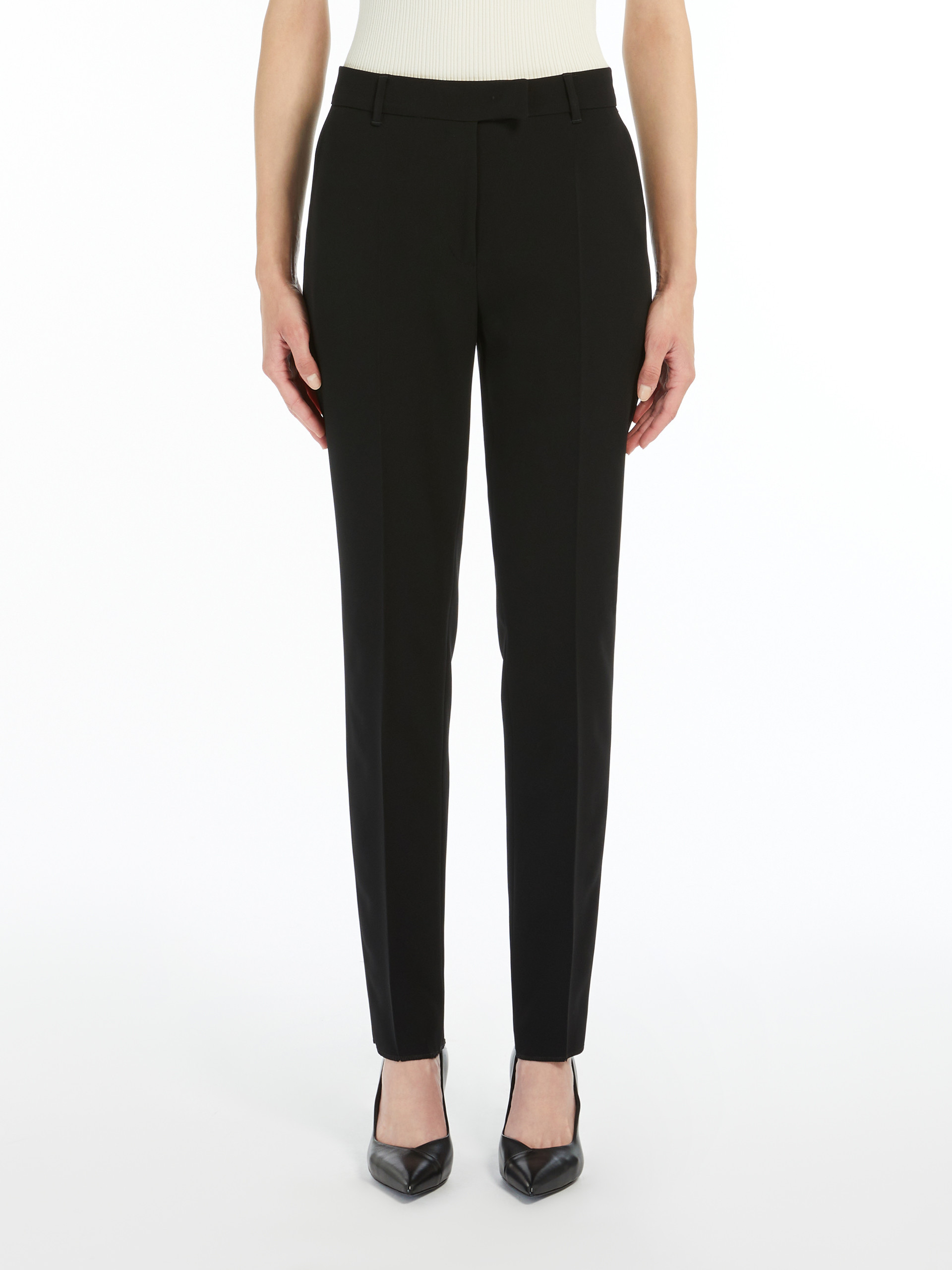 Max Mara Trousers In Black