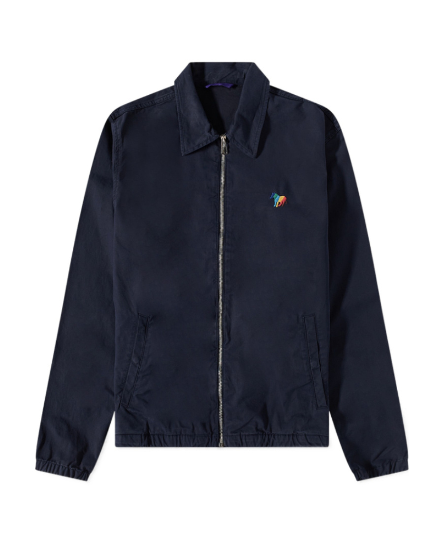 PAUL SMITH ZEBRA-MOTIF BOMBER JACKET