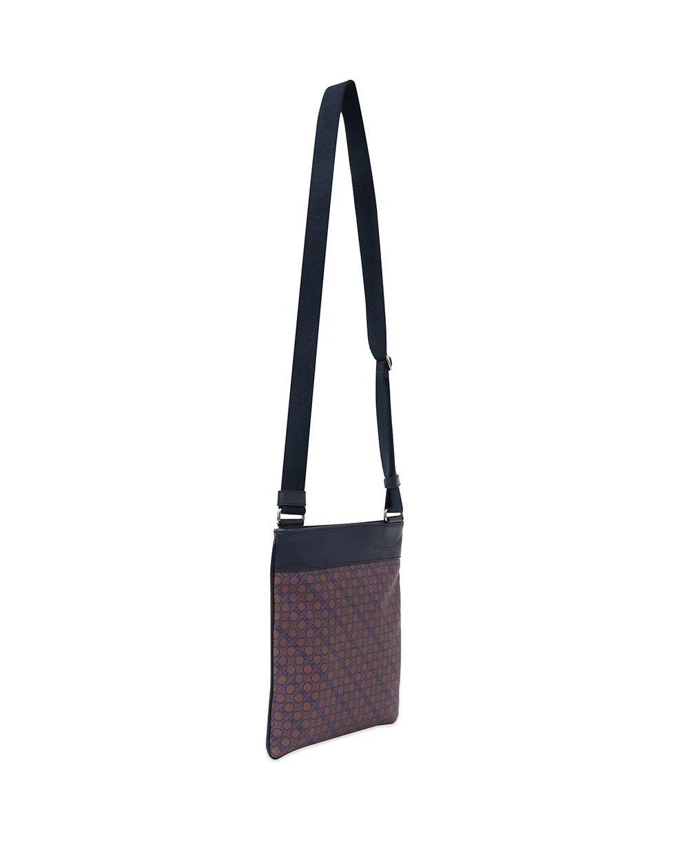 Ferragamo Gancini Satchel Bag In Black