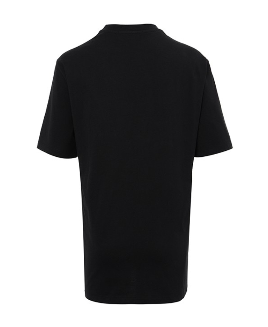 Msgm Logo Short-sleeved T-shirt In Black