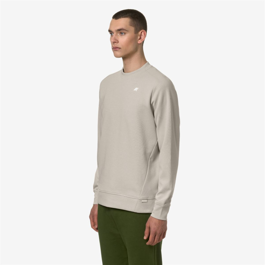 K-way Medine Logo Crew Neck Sweatshirt In Nude