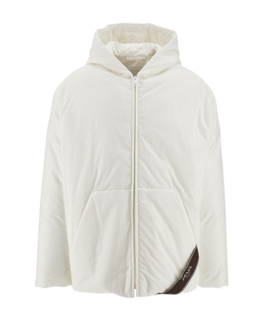 Prada Zipper Long-sleeved Cotton Suit In White