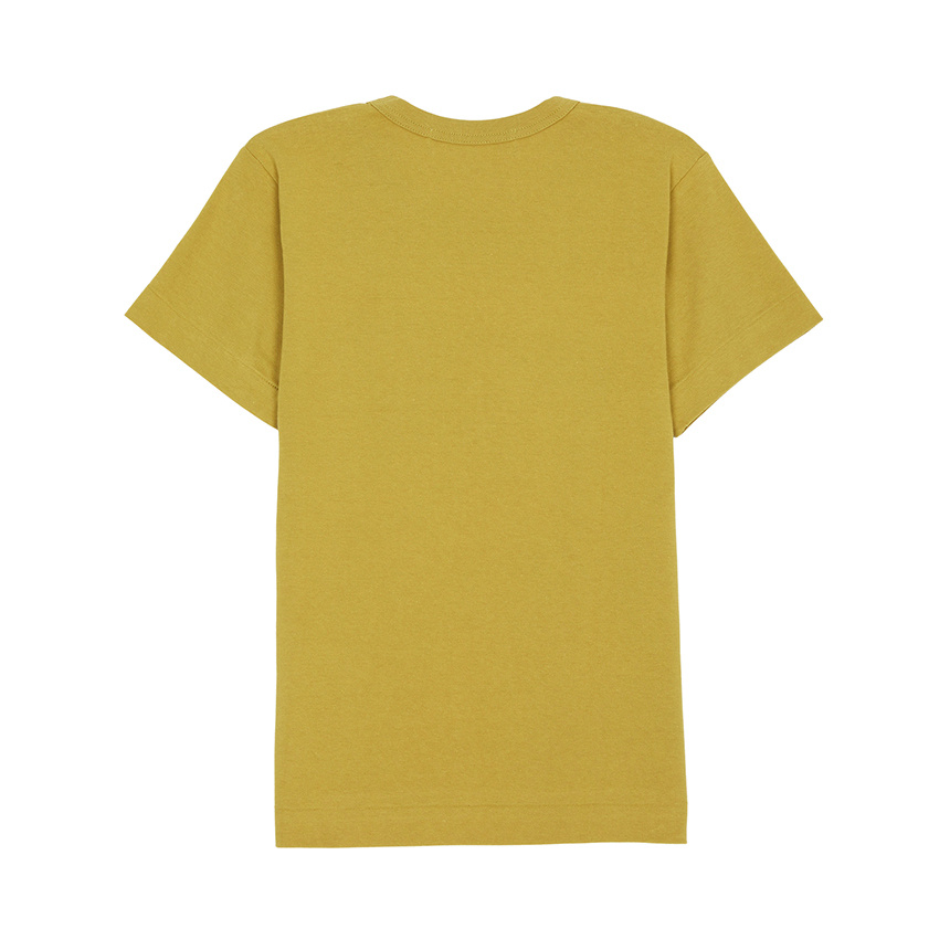 Comme Des Garçons Crew Neck T-shirt In Yellow