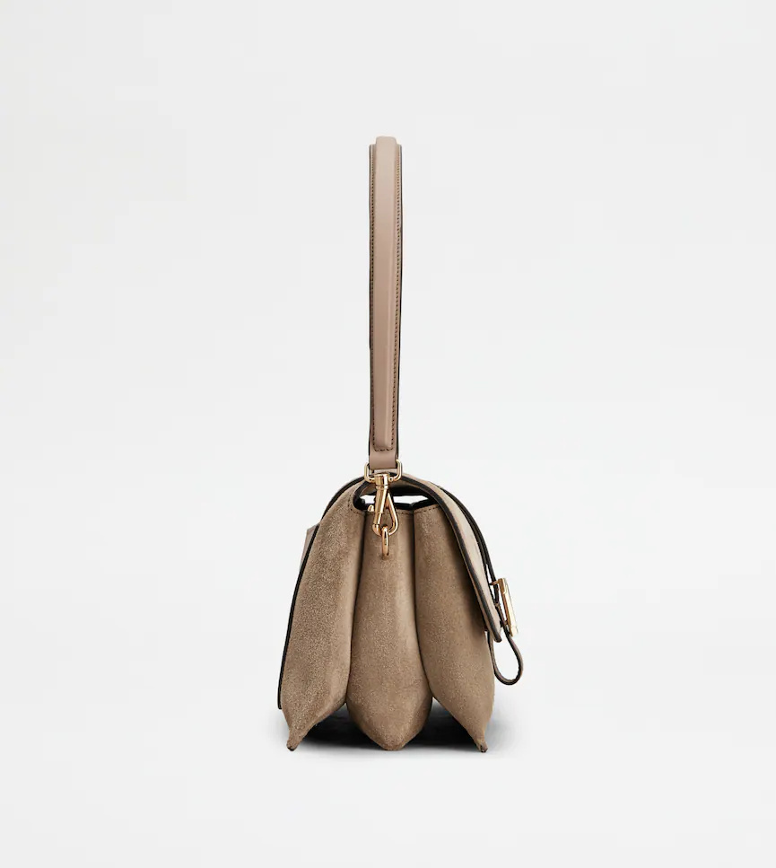 Tod's T Timeless Mini Shoulder Bag In Brown