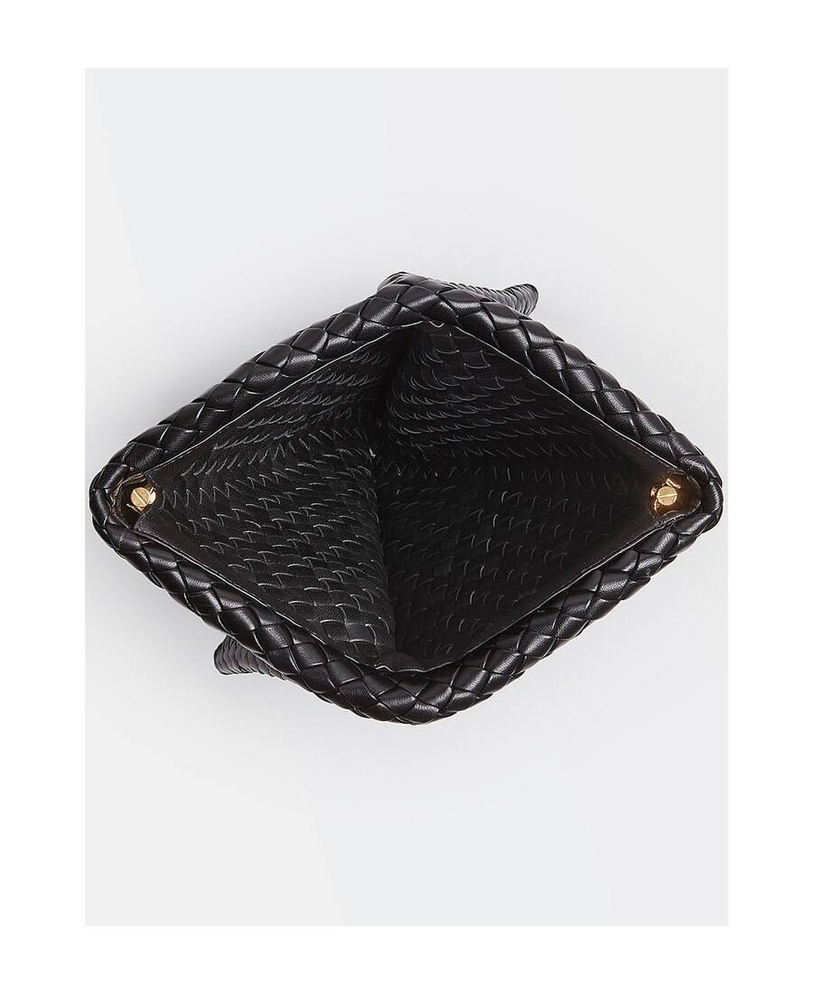 BOTTEGA VENETA FRINGE CRISSCROSS CLUTCH