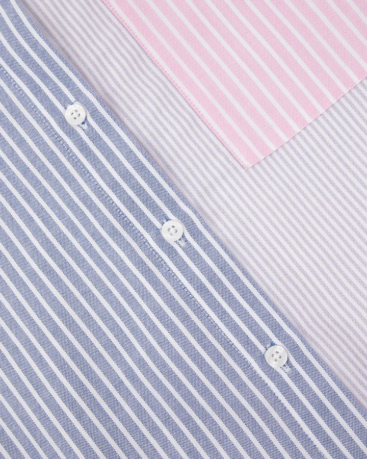 Maison Labiche Lapel Long-sleeved Shirt In Multi