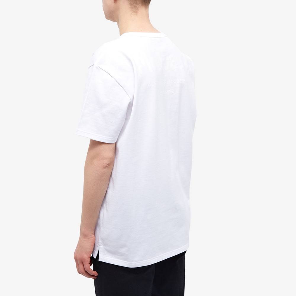 Alexander Mcqueen T-shirt With Round Neck And Short Sleeves In White
