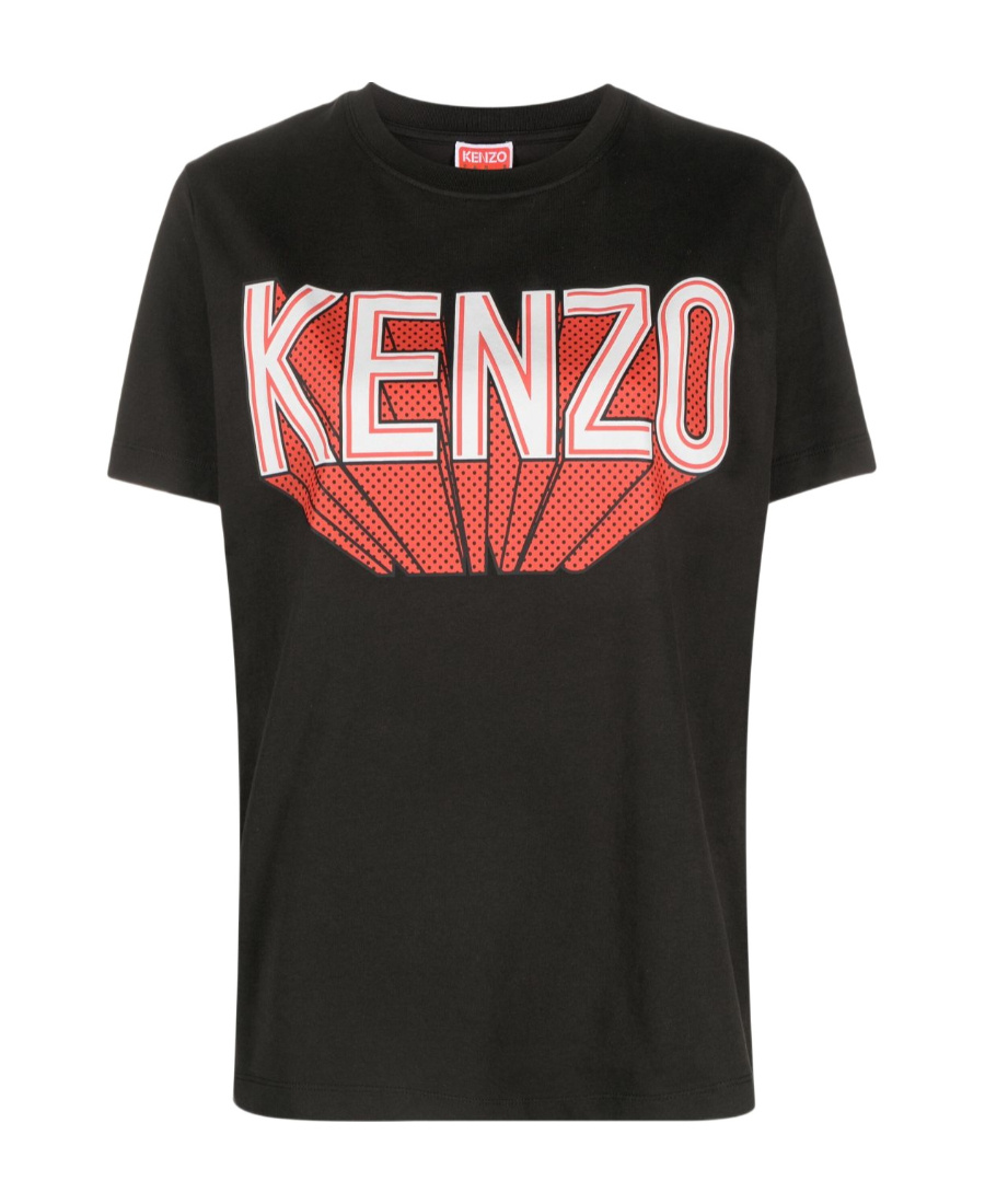 Kenzo Logo-print Short-sleeve T-shirt In Black