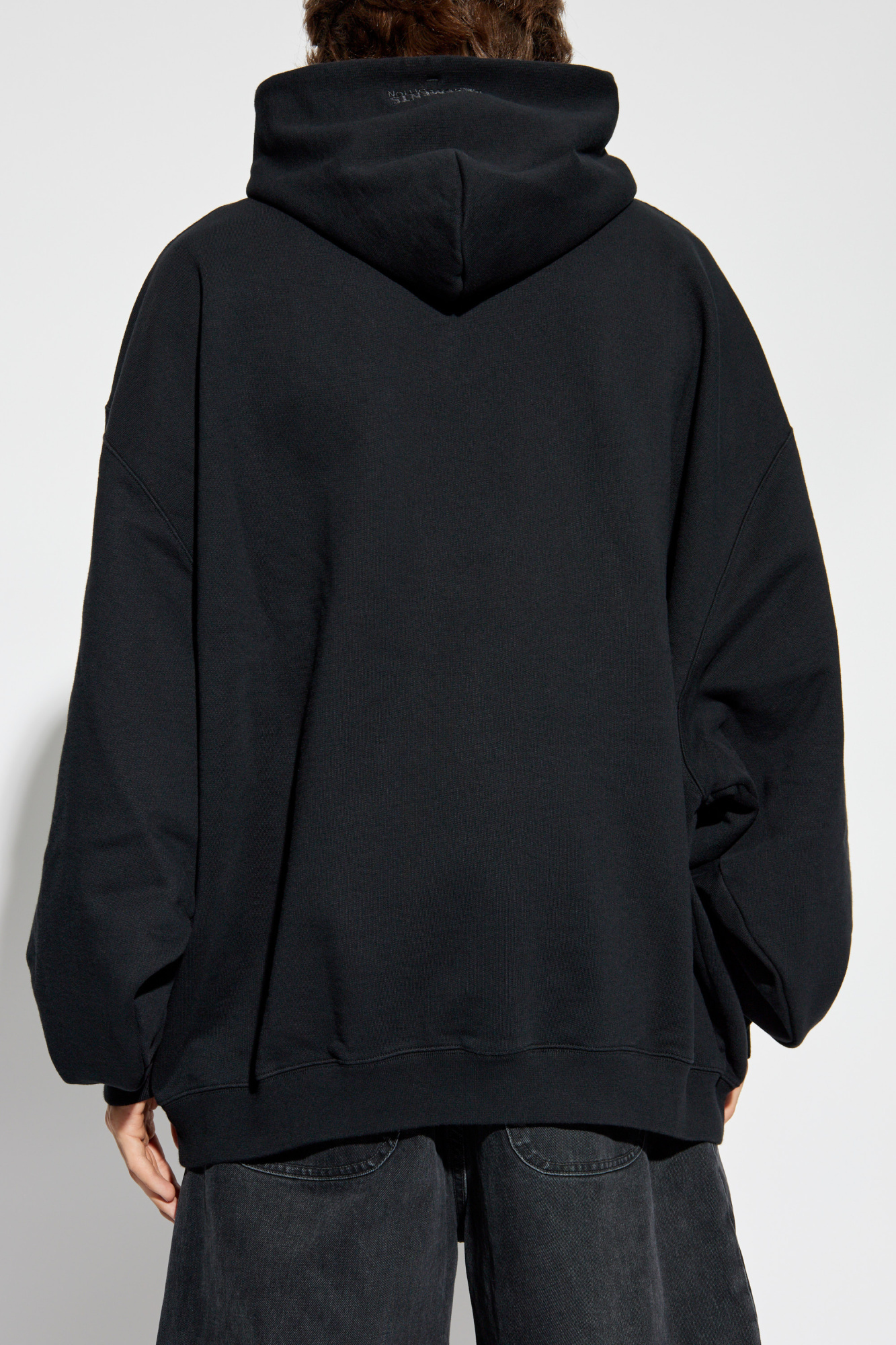 Vetements Logo Sweater In Black