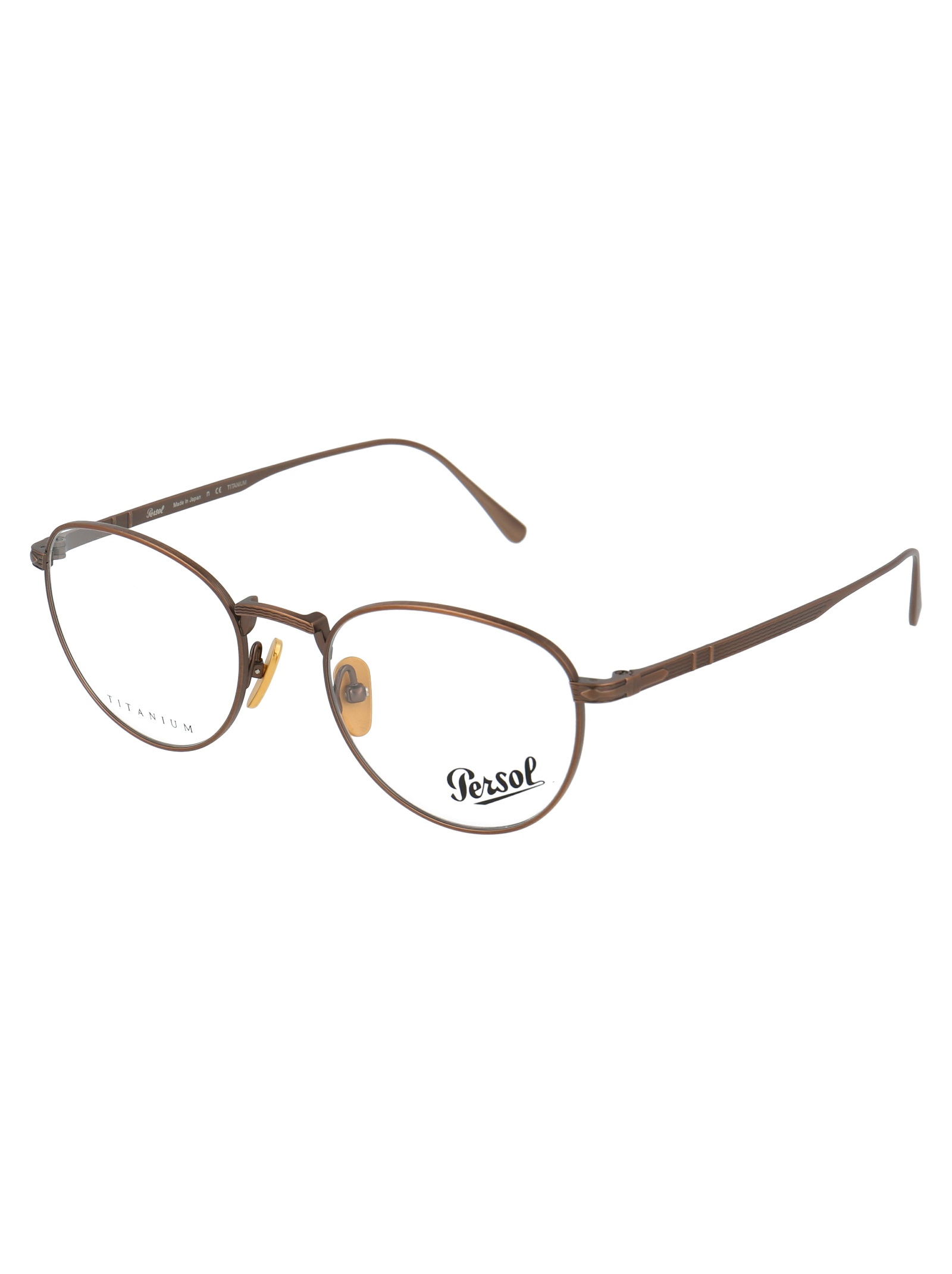 Persol Logo Flat Mirror In White