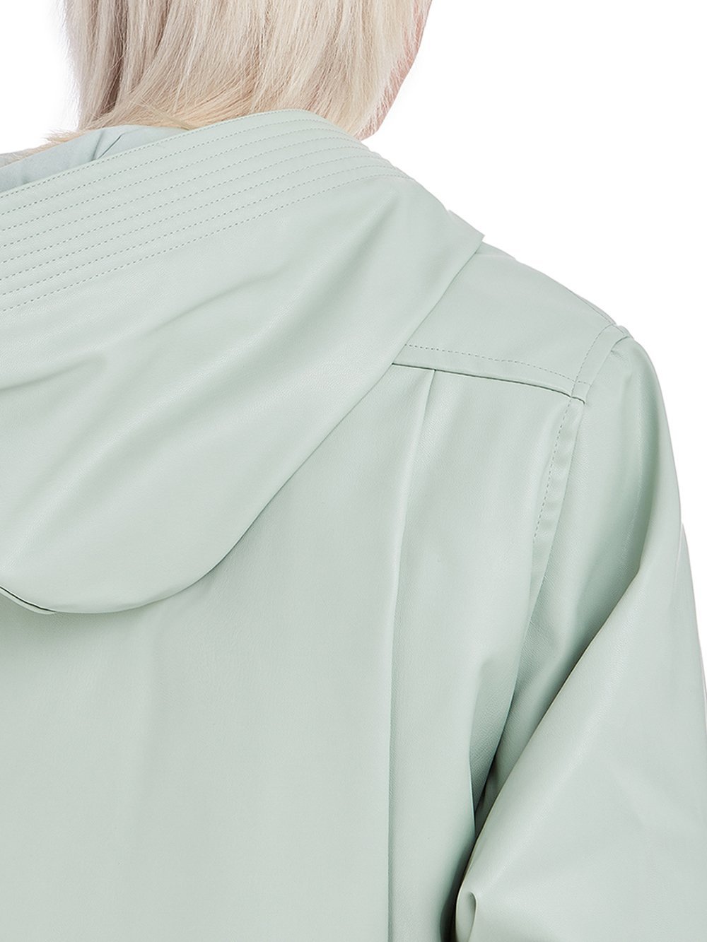 Rick Owens Drkshdw Short-style Casual Jacket With A Hat In Green