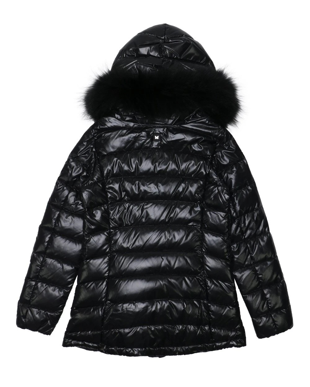 Weekend Max Mara Hooded Quilted Down Jacket In Black