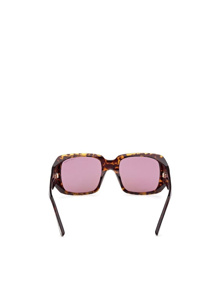 Tom Ford Ryder-02 W Ft1035 52y Square Sunglasses In Pink