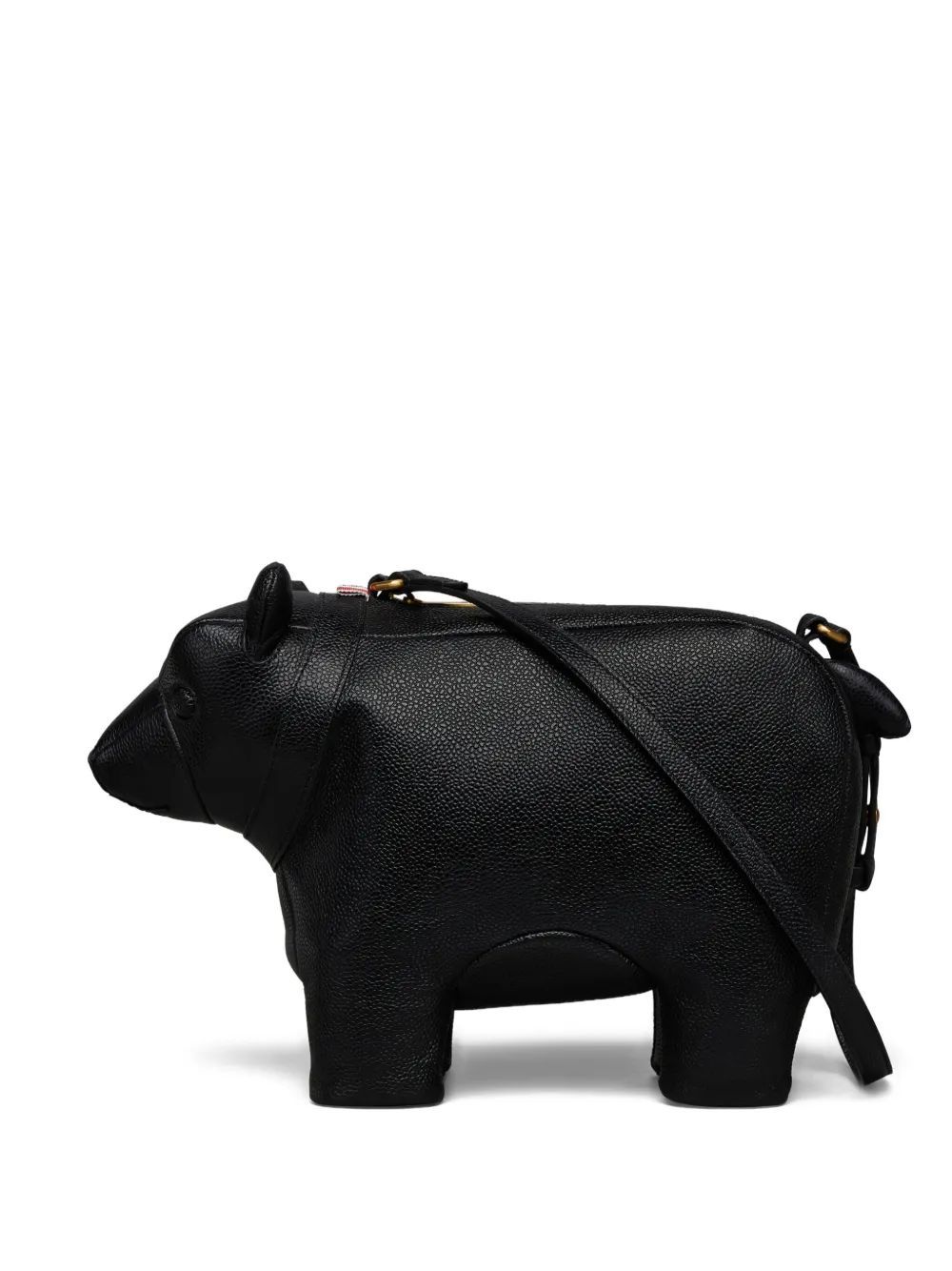 Thom Browne Bear-motif Shoulder Bag In Black