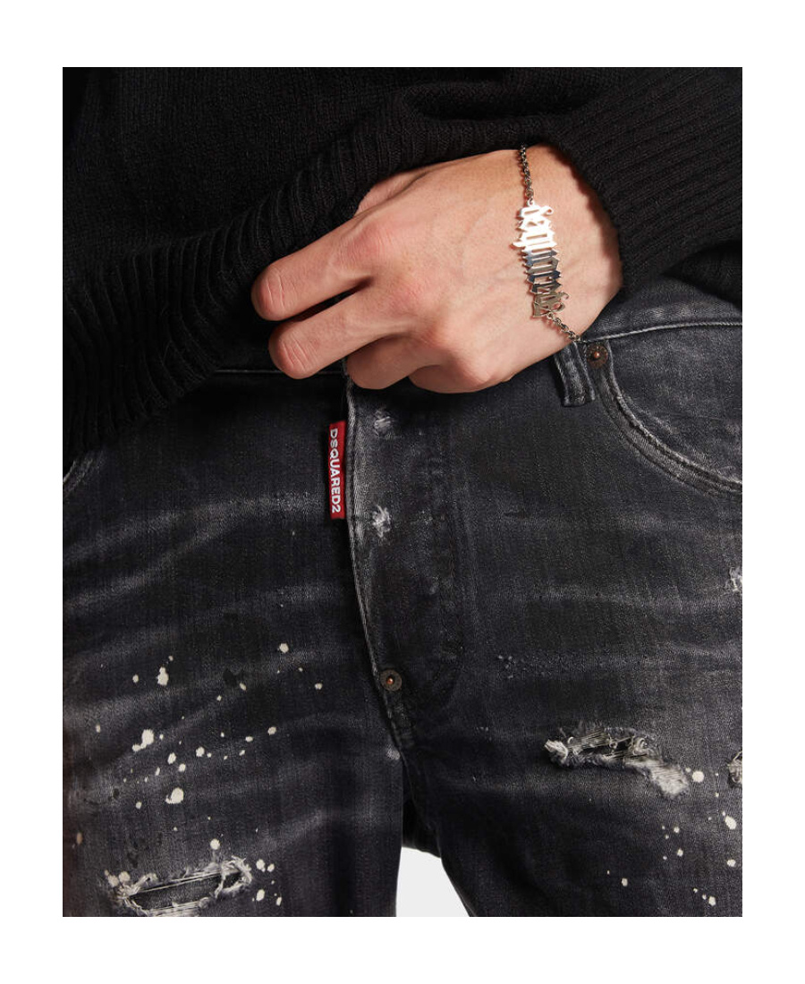 Shop Dsquared2 Skater Low-rise Skinny Jeans In Black