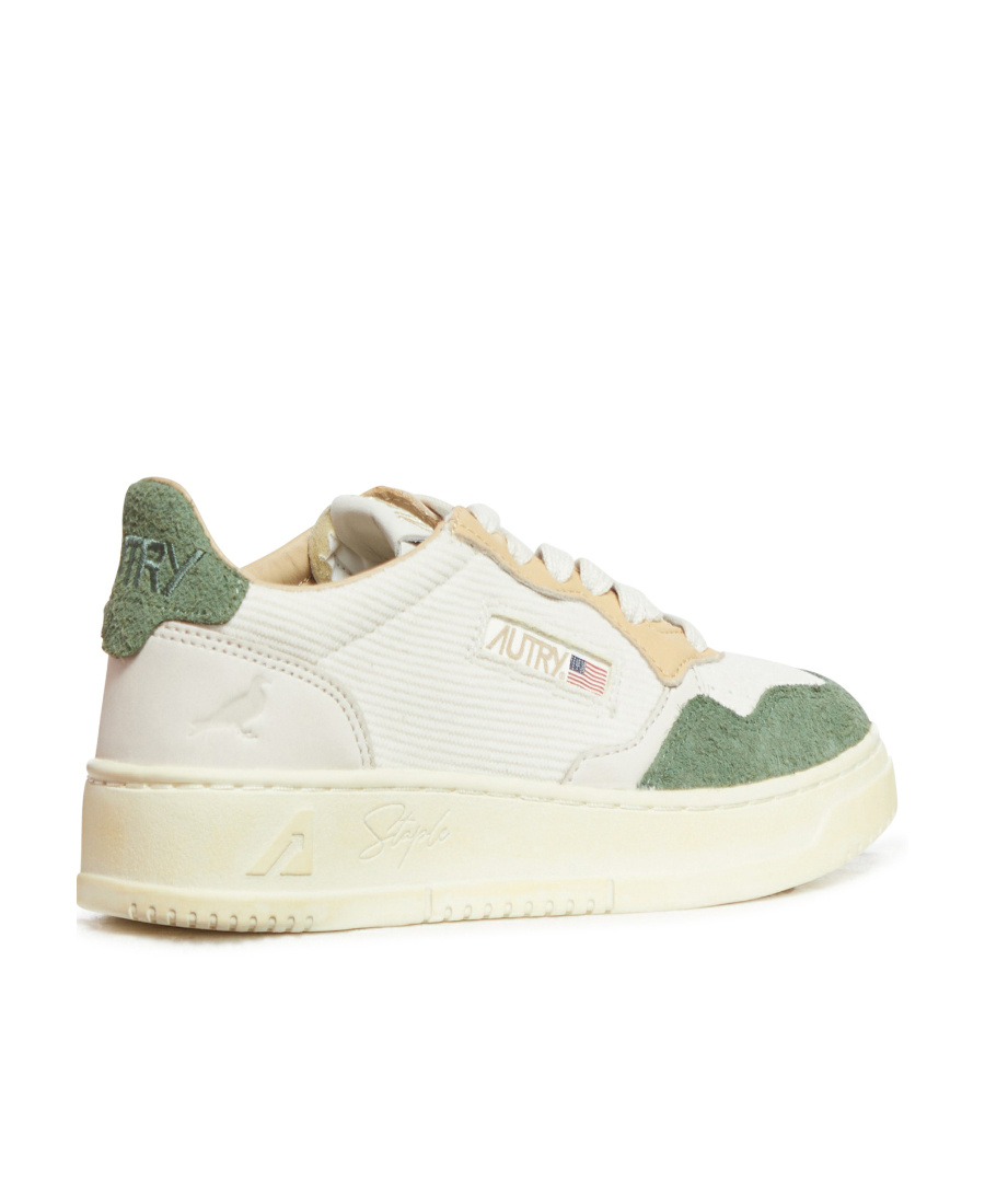 Shop Autry Tie Low-top Casual Shoes In White