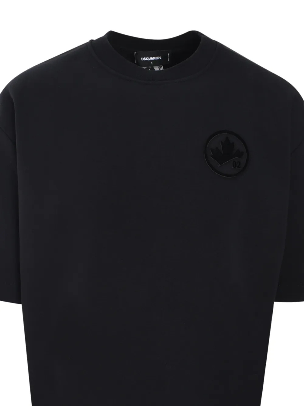 Dsquared2 Regular Fit Black T-shirt In Black