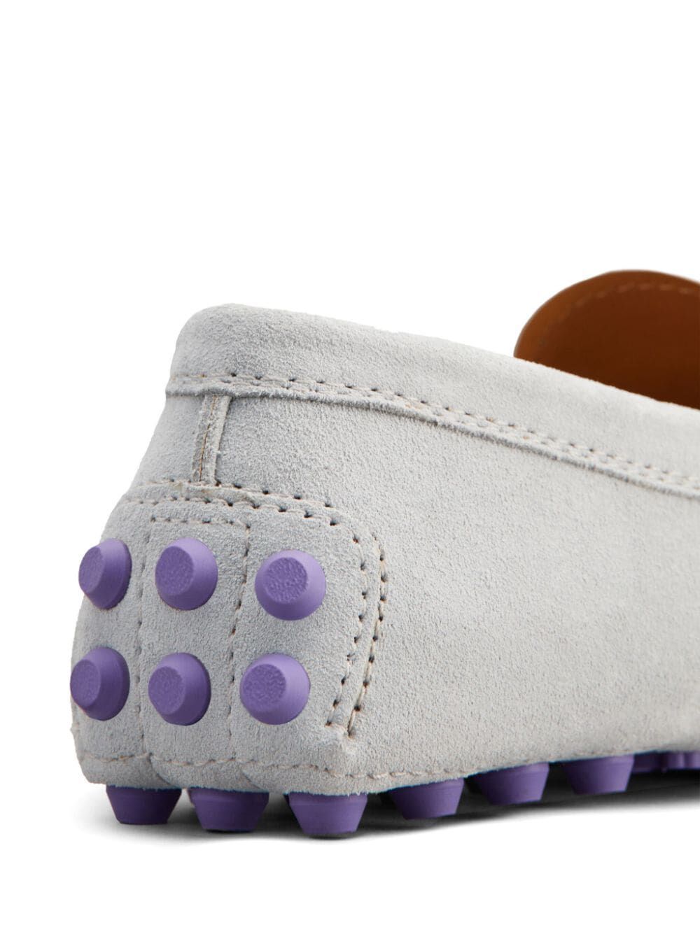 Tod's Gommino Logo-debossed Loafers In White