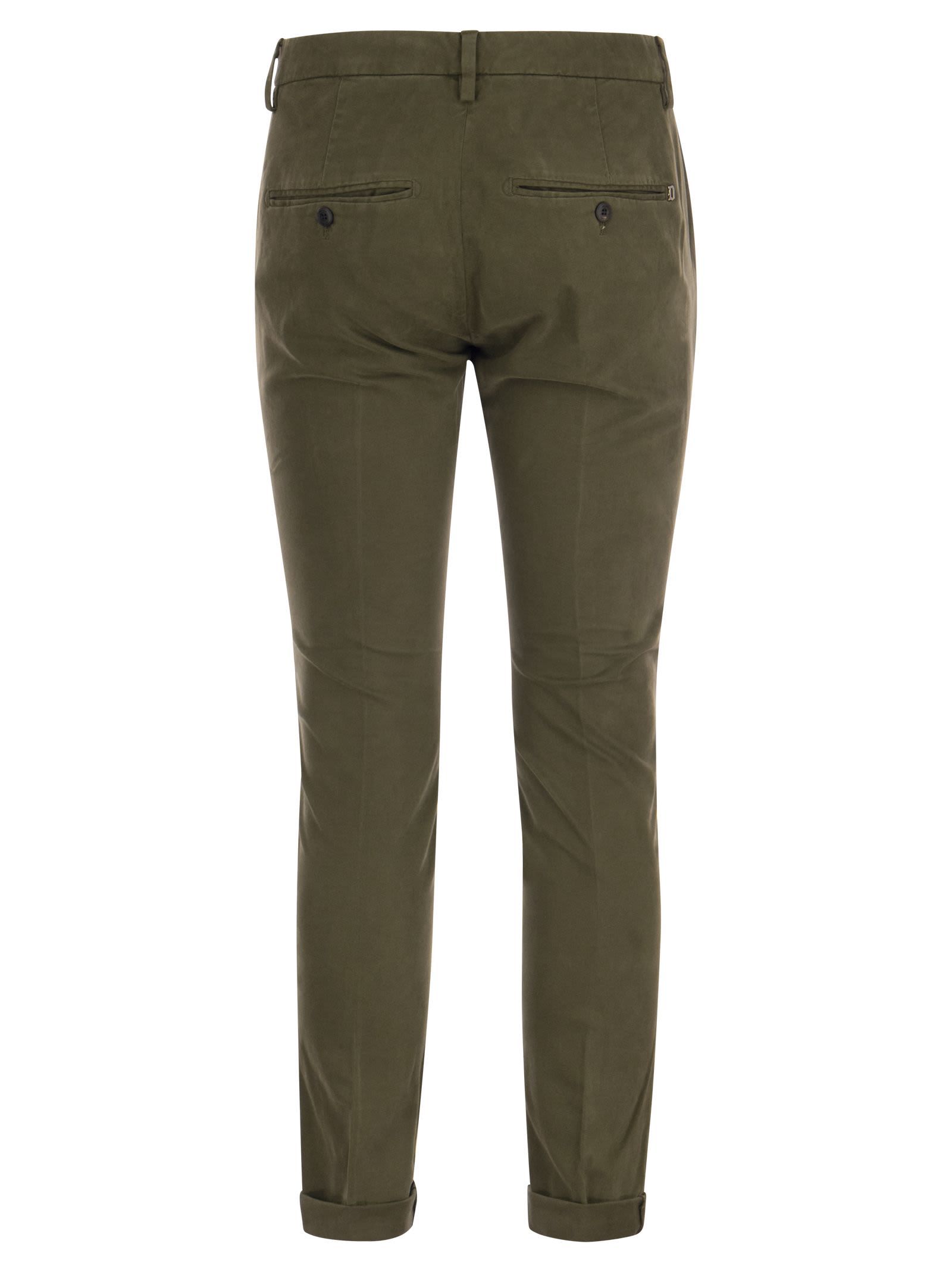 Dondup Men's Gaubert - Slim Milleraies Trousers In Green