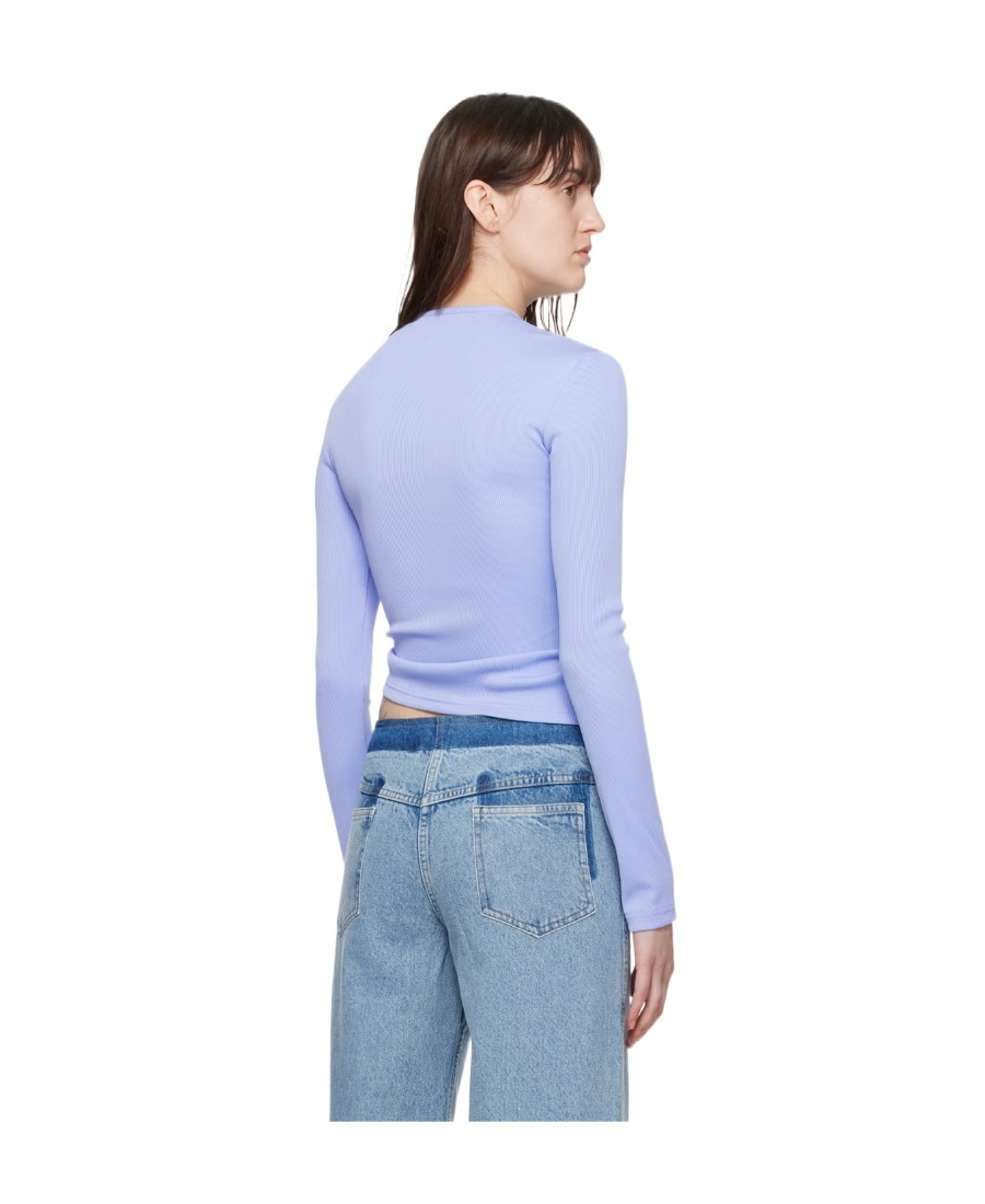 Shop Christopher Esber Open Twist Hollow Vest In Blue