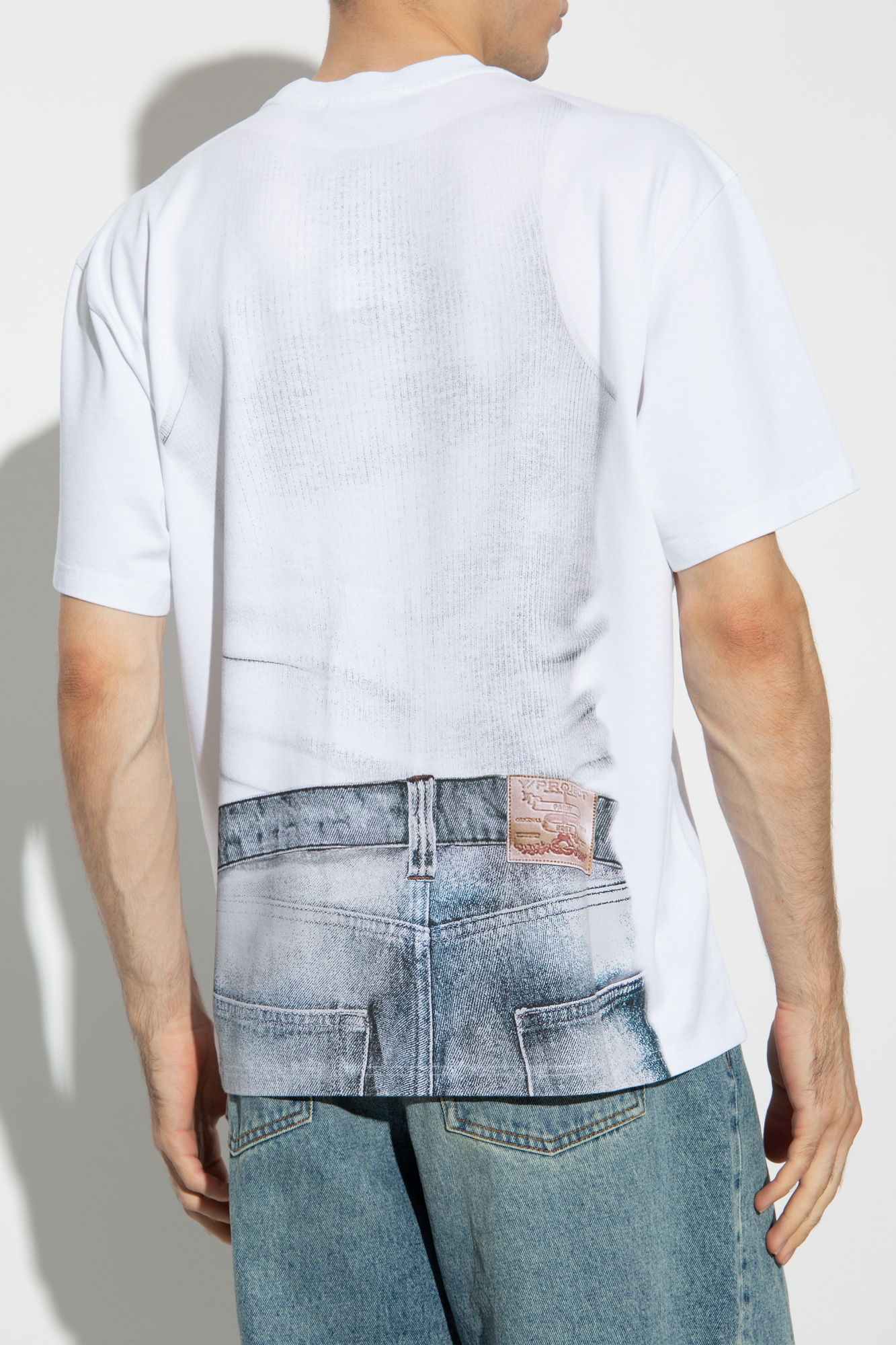 Y/project Graphic-print T-shirt In White