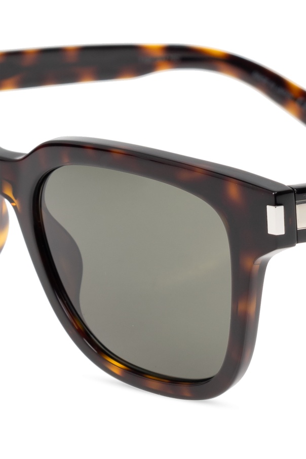 Saint Laurent Square-frame Sunglasses In Gray