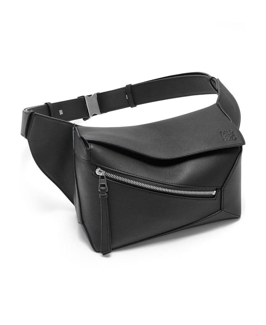 Loewe Small Puzzle Bumbag In Black