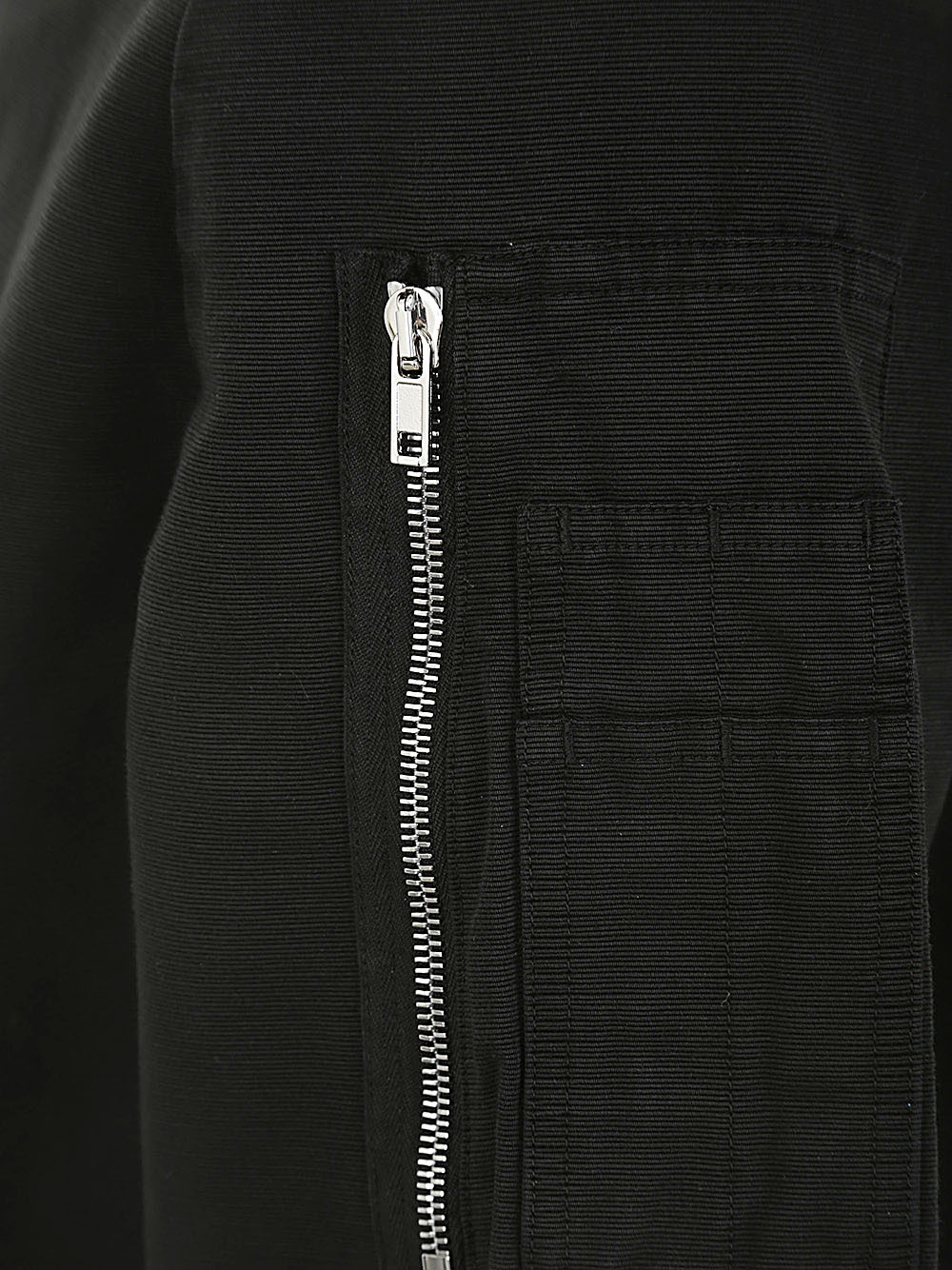 Rick Owens Drkshdw Zip-up Hooded Jacket In Black