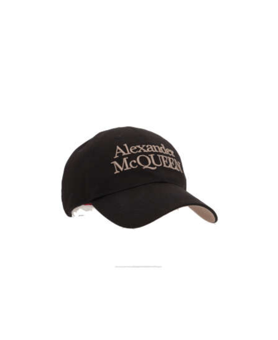 ALEXANDER MCQUEEN ALEXANDER MCQUEEN LOGO EMBROIDERED BASEBALL CAP