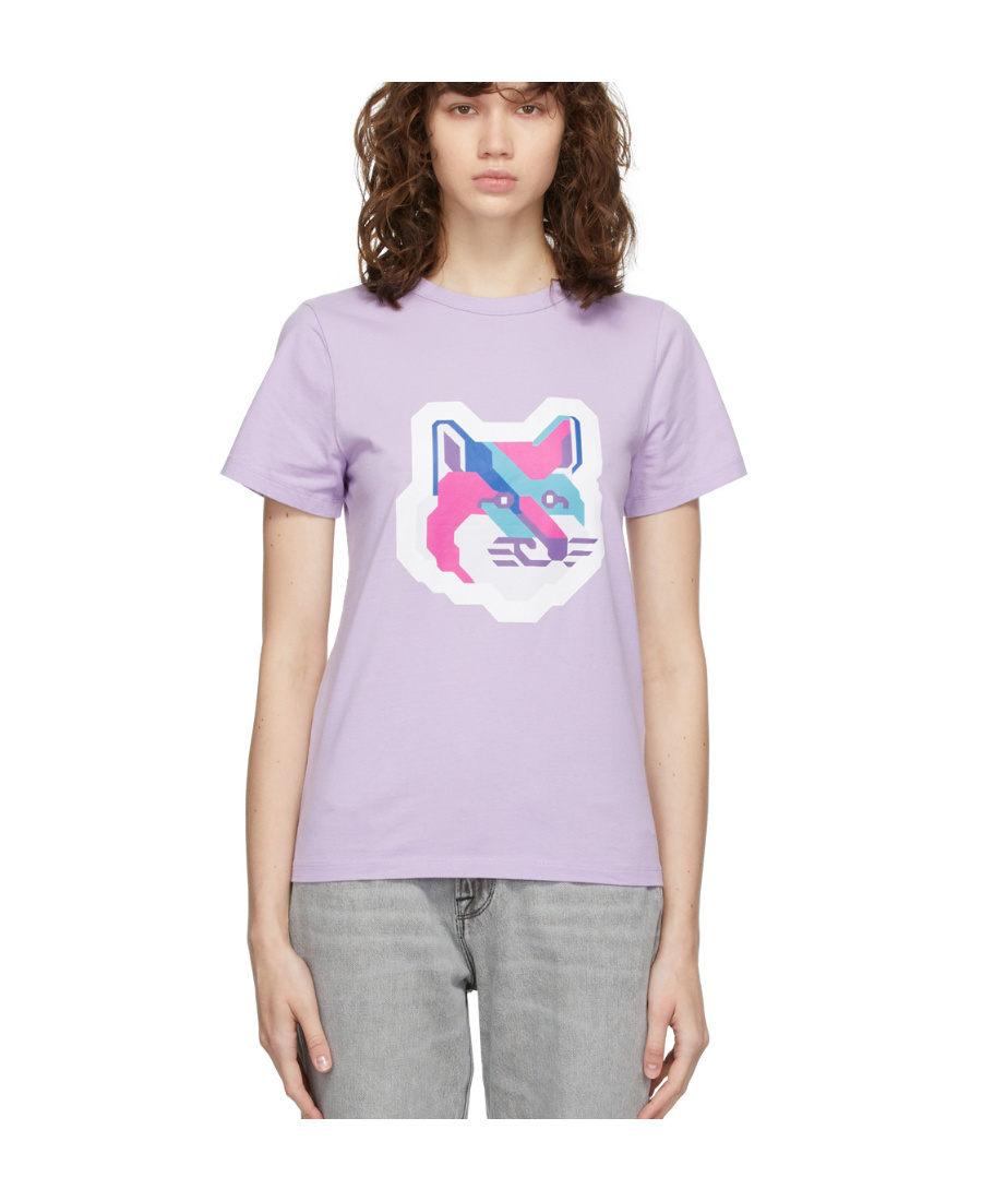 MAISON KITSUNÉ PATTERN PRINTED T-SHIRT 