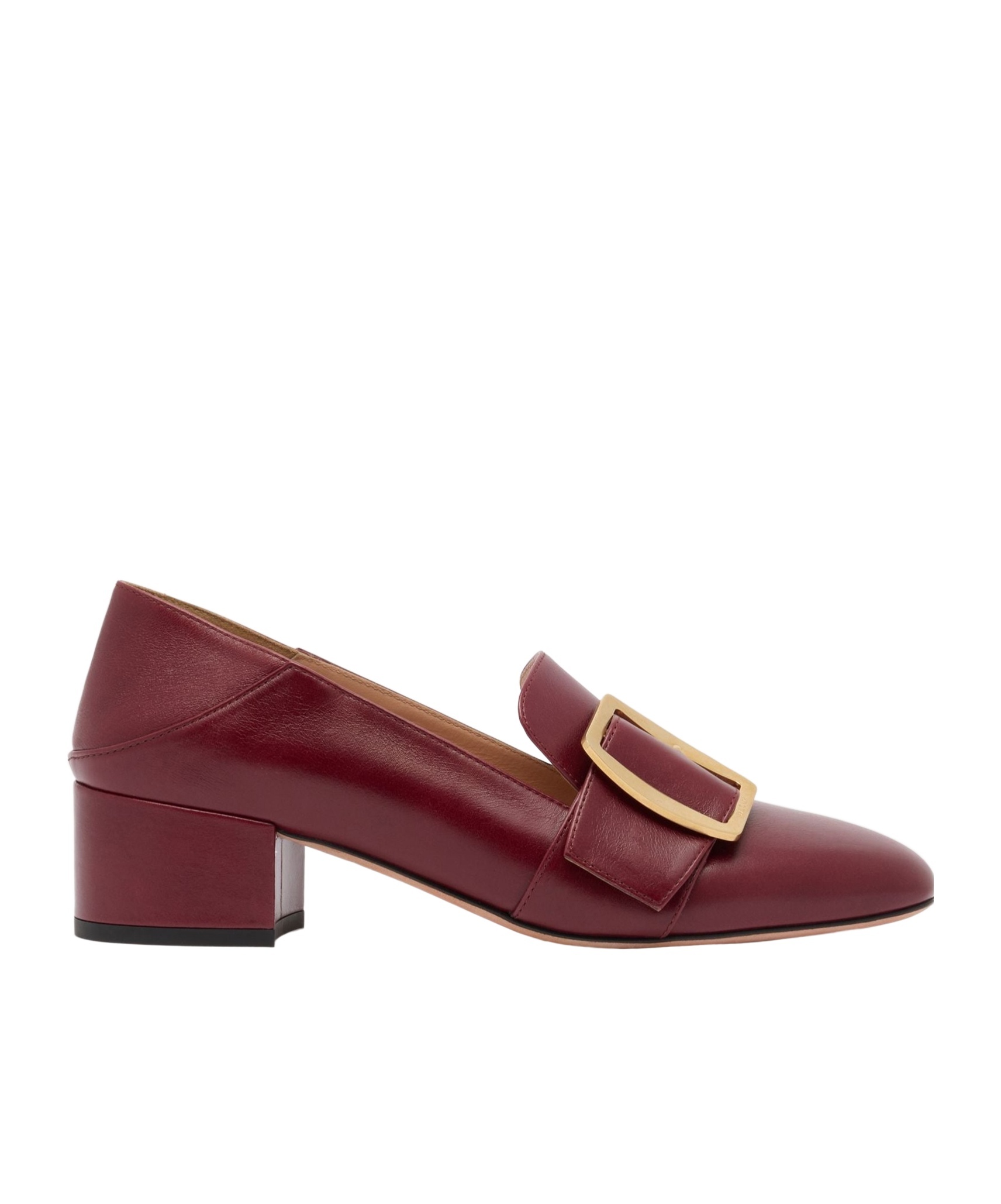 Bally Boucle High Heels In Burgundy
